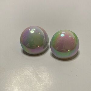 *BOGO FREE* Pastel rainbow half circle studs